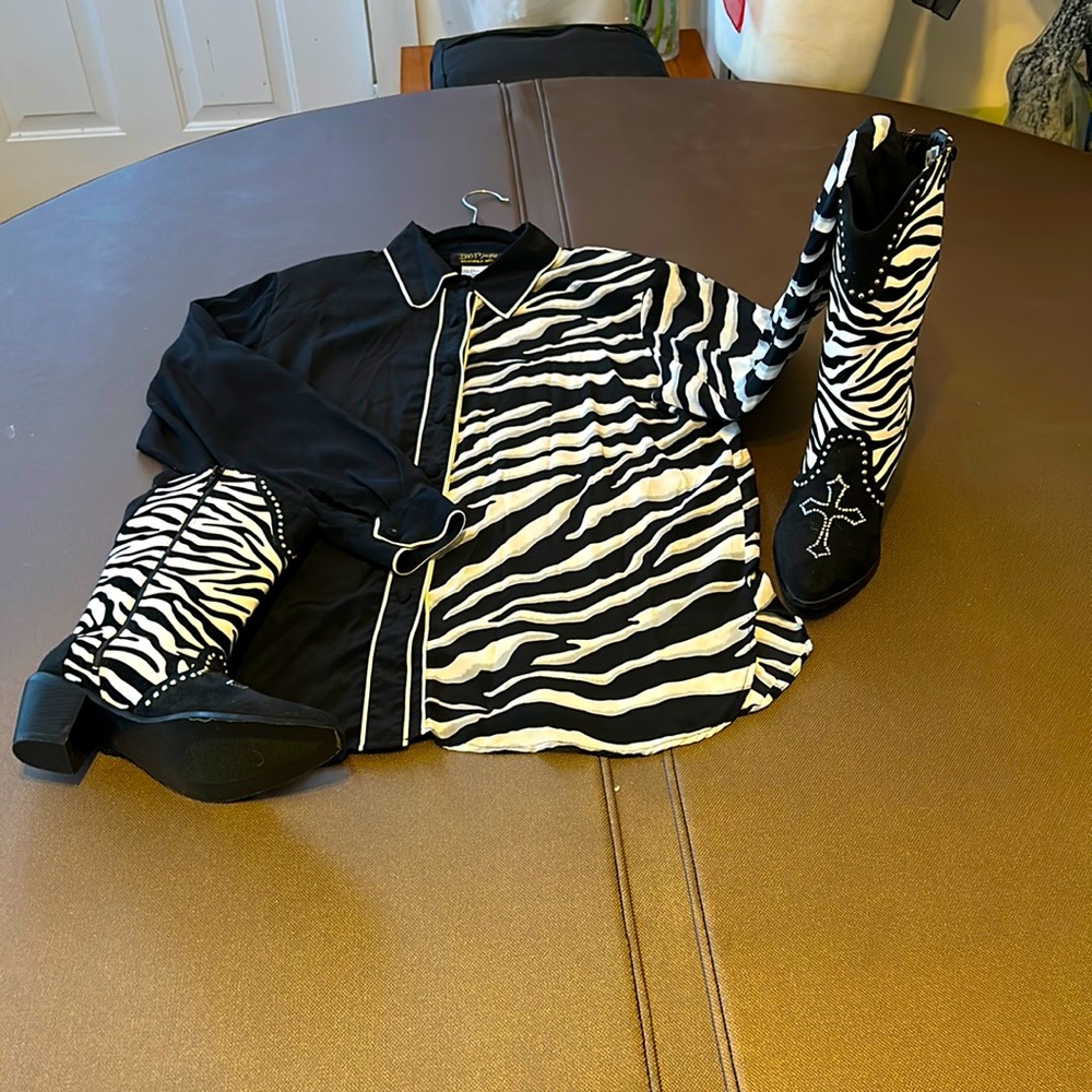 Western Bling Is The Thing! shirtL boots8